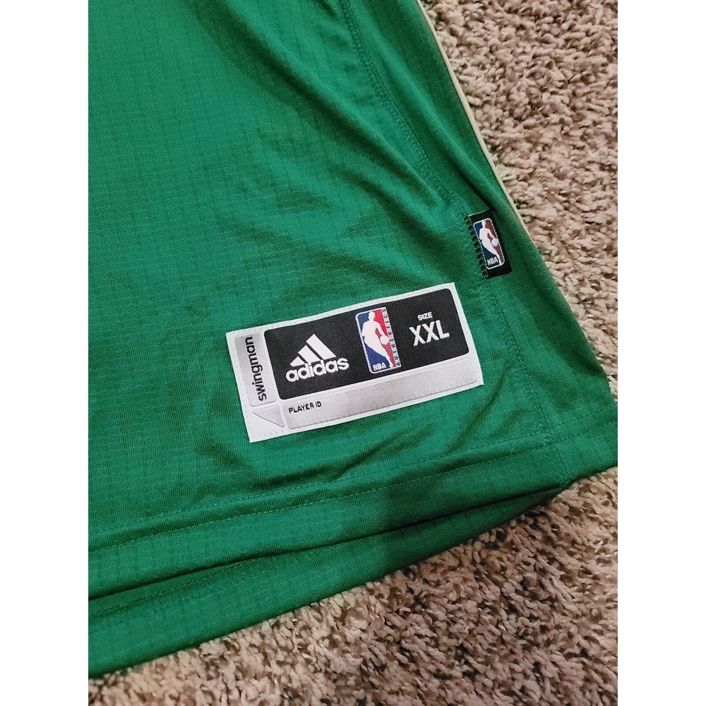 Swingman Adidas NBA Boston Celtics Short Sleeved Jersey Men's 2XL Blank - Picture 2 of 5